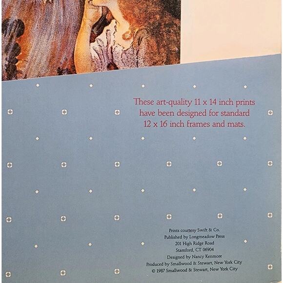 Classic Children's Prints Book By Jessie Willcox Smith Four 11x14" Prints 1987 - Picture 4 of 8